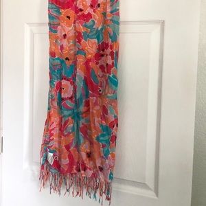 EUC Lilly Pulitzer Flamingo Scarf